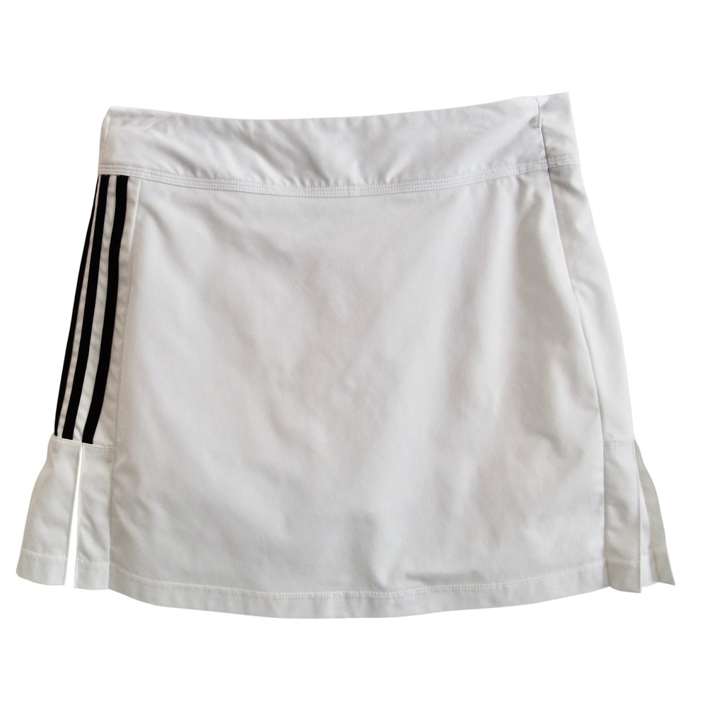 Adidas Climacool Mini Skort Skirt 4 White Golf Tennis Pickleball Active Stretch‎